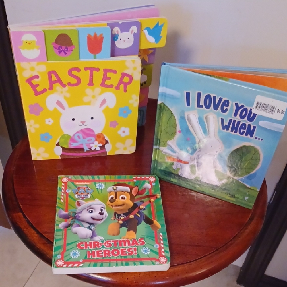 Easter Bunny and Friends Kids Books Set Of 3